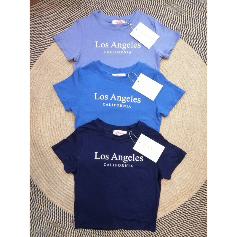 ครอปแขนสั้นสกรีน Los Angeles