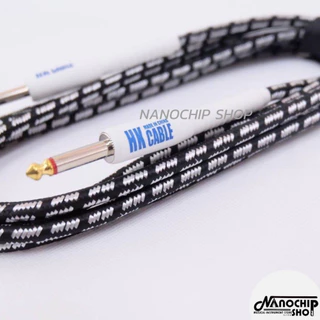 (พร้อมส่ง) สายแจ็คกีตาร์ ความยาว3เมตร 5 เมตร (HK cable) สายถัก คุณภาพดี คละสี ไม่จี่ สัญญาณเต็ม