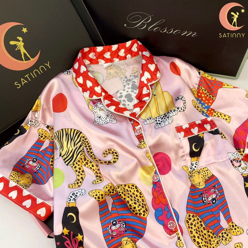 ชุดนอนSatinnyชุดกระโปรงSP10แฟชั่นฤดูร้อน ใส่เที่ยวได้ ส์ไตล์เกาหลี ชุดนอนผู้หญิงแฟชั่น ผ้าSilk Satin - รูปที่ 2