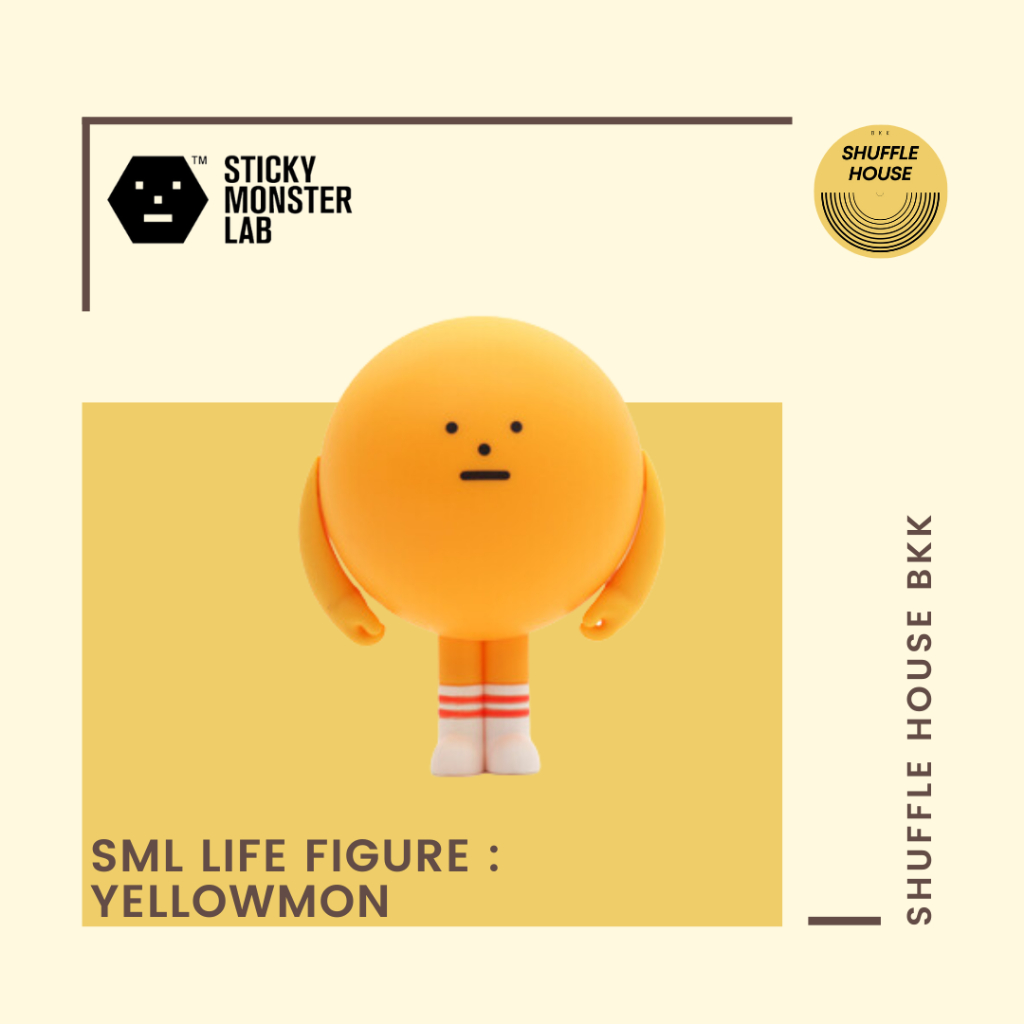 (พร้อมส่งในไทย) SML - Sticky Monster Lab Still life Figure YELLOWMON