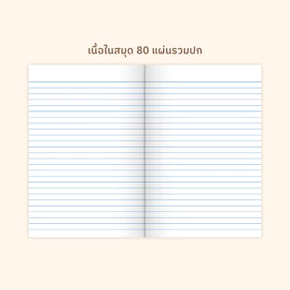[โกญจนาท] สมุดปกอ่อนลายอวกาศ 80 แผ่นรวมปก | จดบันทึก ปกอ่อน ไซส์สมุดนักเรียน ลายการ์ตูน น่ารัก