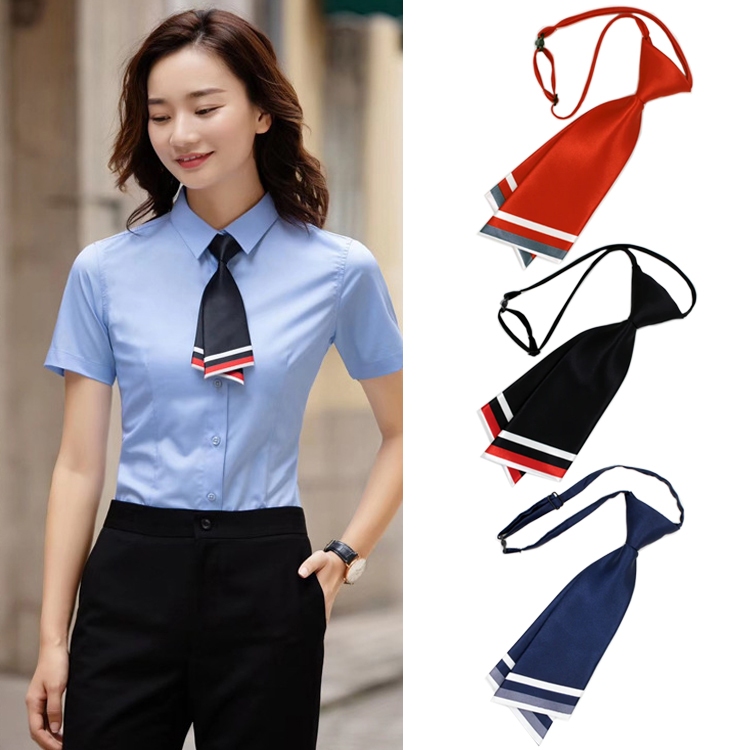 เนคไท เน็คไท สำหรับผู้หญิง High School Uniform Bow Tie for Girls Butterfly Cravat Plaid School Sailor Suit Accessories