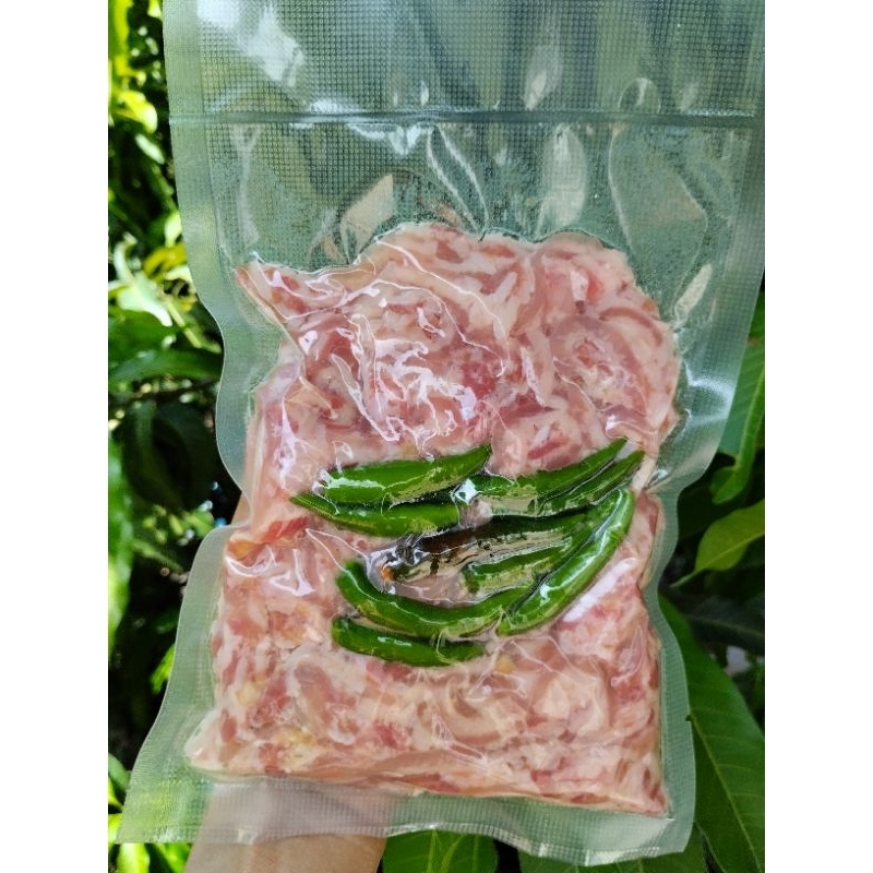 แหนมหนังหมู+เนื้อหมู 1,000กรัมราคาพิเศษ