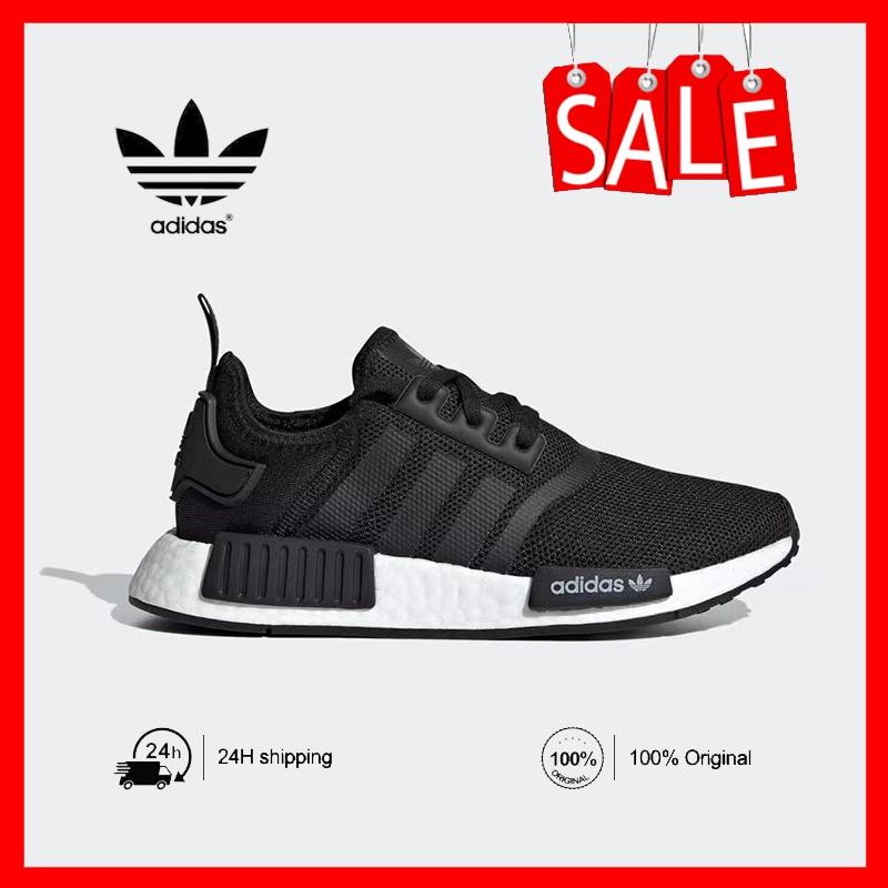 สินค้าอย่างเป็นทางการ adidas originals NMD_R1 รองเท้ากีฬาสำหรับบุรุษและสตรี