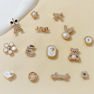 ส่งจากไทย 🪨🤍 จิบบิทตัวติดรองเท้าเพชร สวยหรู งานจริงสวยมาก somethingcute