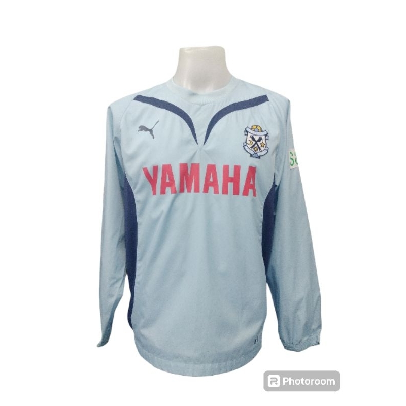เสื้อซ้อมกีฬาฟุตบอลแขนยาวแบรนด์ YAMAHA FC JUBILO IWATA (11) Size O มือ2