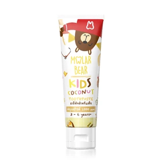 MOLAR BEAR Kids set : จัดเซ็ต ยาสีฟันรุ่นคิดส์ (3-6 ขวบ) 1 หลอด + แปรงสีฟัน(คละสี) 1 ด้าม