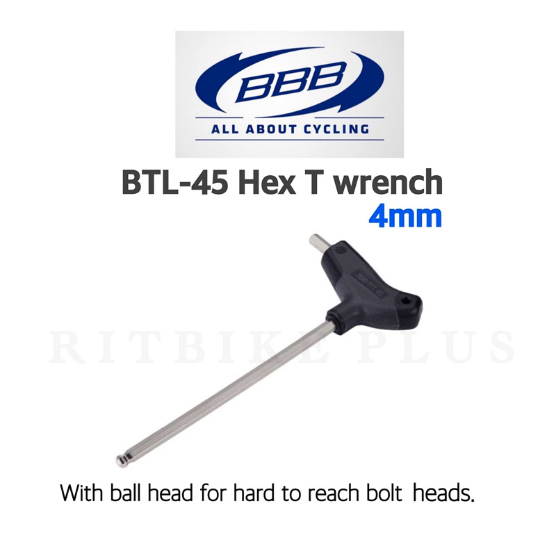 เครื่องมือหกเหลี่ยม 4mm BBB BTL-45 Hex T wrench