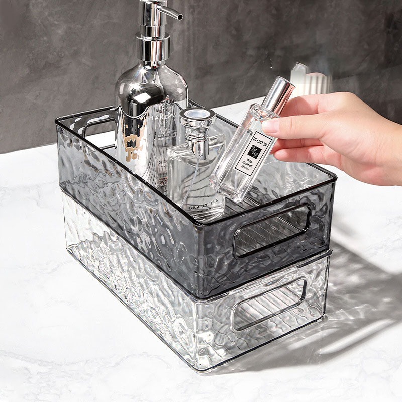 ส่งด่วน กล่องเก็บเครื่องสําอาง กล่องเก็บแบบใสแต่งหน้ากล่องเก็บความงาม ถาดใส่เครื่องสำอางซ้อนกันได้ - รูปที่ 7