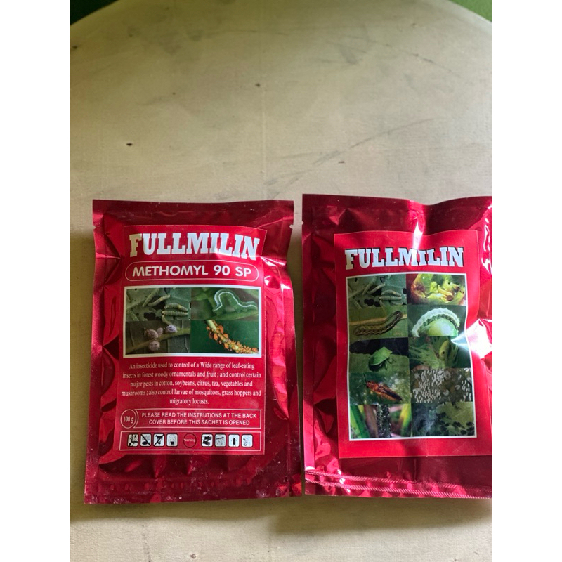 แลนเนท หัวแลนเนท METHOMYL 90% (เมโทมิล) ขนาด 100 กรัม เพลี้ยไฟ หนอน ยาเบื่อ ( จำนวน 10 ซอง )