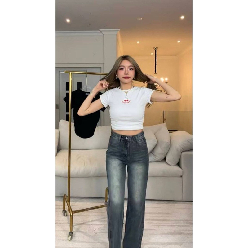 PTJ32142 กางเกงยีนส์ขายาว PROMTHONG size L (ซักแล้วไม่เคยใส่) 450 (shop 790)