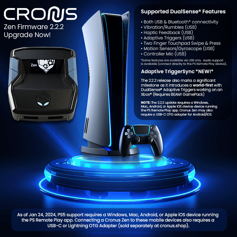 Cronus Zen Cronusmax อะแดปเตอร์แปลงสำหรับ PS5/PS4/PS3 และ เมาส์ บลูทูธ USB