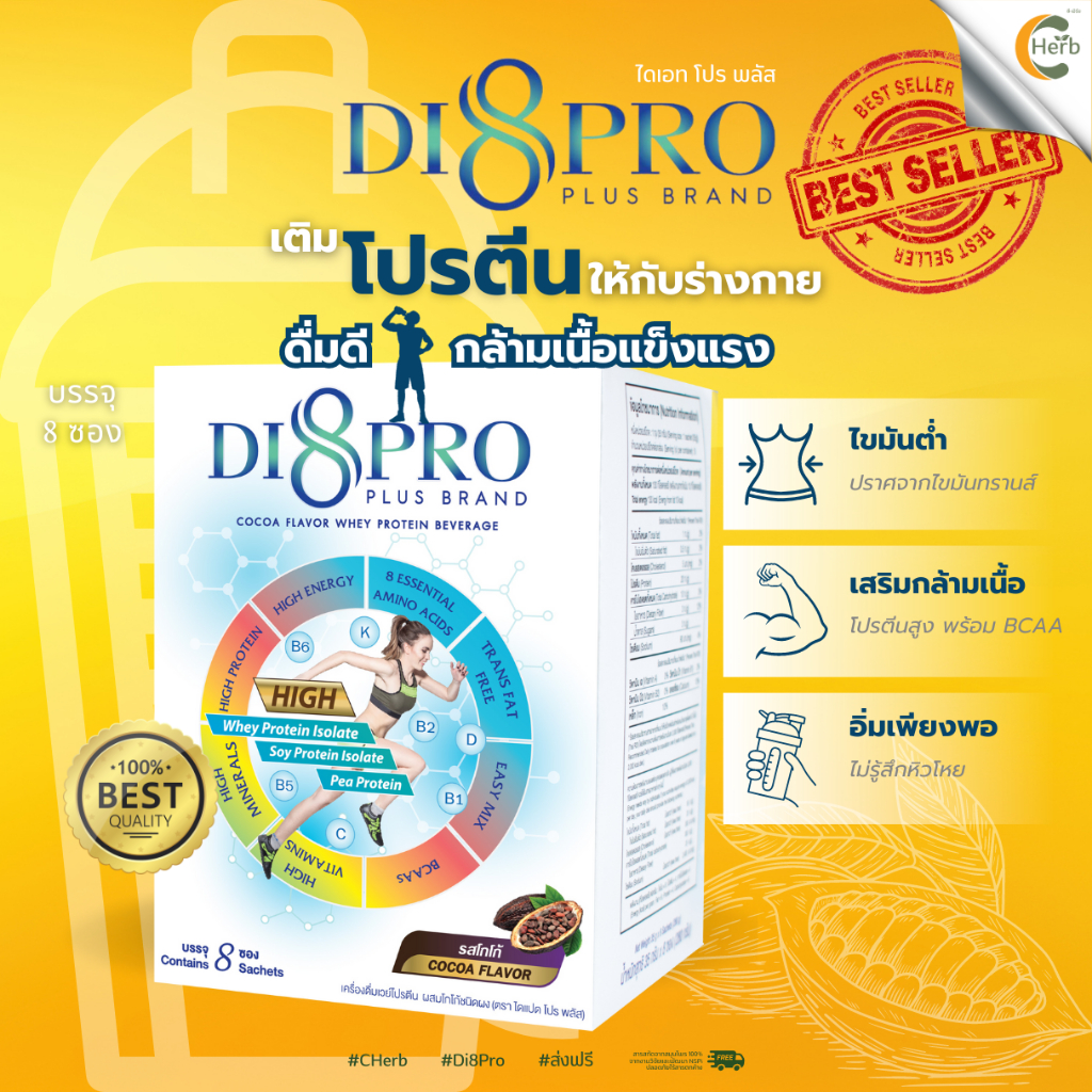 Di 8 Pro Plus (ไดเอทโปรพลัส) ของแท้จาก บริษัท CCi Innovation