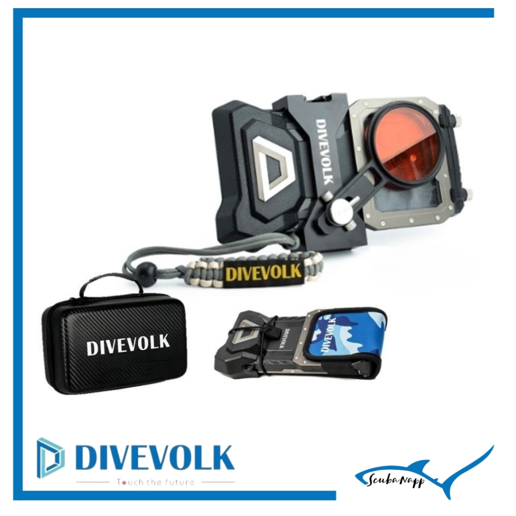 DIVEVOLK SeaTouch 4 MAX UW housing อุปกรณ์เสริมเคสกันน้ำ iPhone Sumsung XiaoMi Huawei accessories