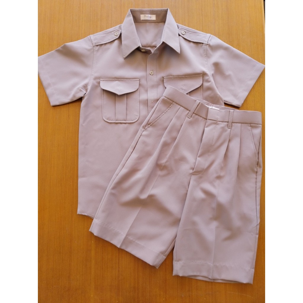 เสื้อลูกเสือครู (ชาย) แบรนด์ Minchaya