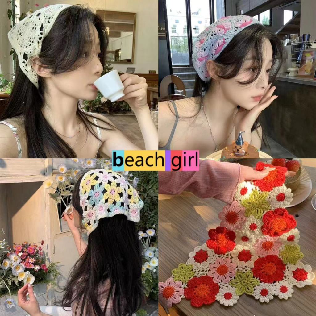 พร้อมส่งในไทย ยางมัดผม สีพลาสเทล ผ้าคาดศรีษะ beautiful น่ารัก เเฟชั่น #0293