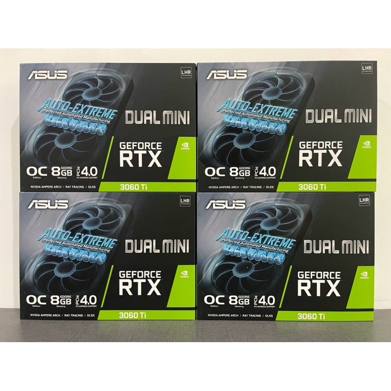 VGA (การ์ดแสดงผล) ASUS DUAL RTX3060TI 8G MINI V2 - 8GB GDDR6 (LHR) มือสอง ประกันร้าน 1เดือน