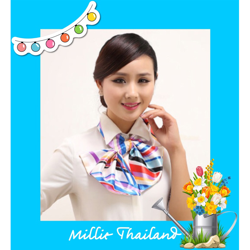 ผ้าพันคอสำเร็จรูป (Uniform Scarves) สำหรับนิสิต นักศึกษา หน่วยงานราชการหรือเอกชน