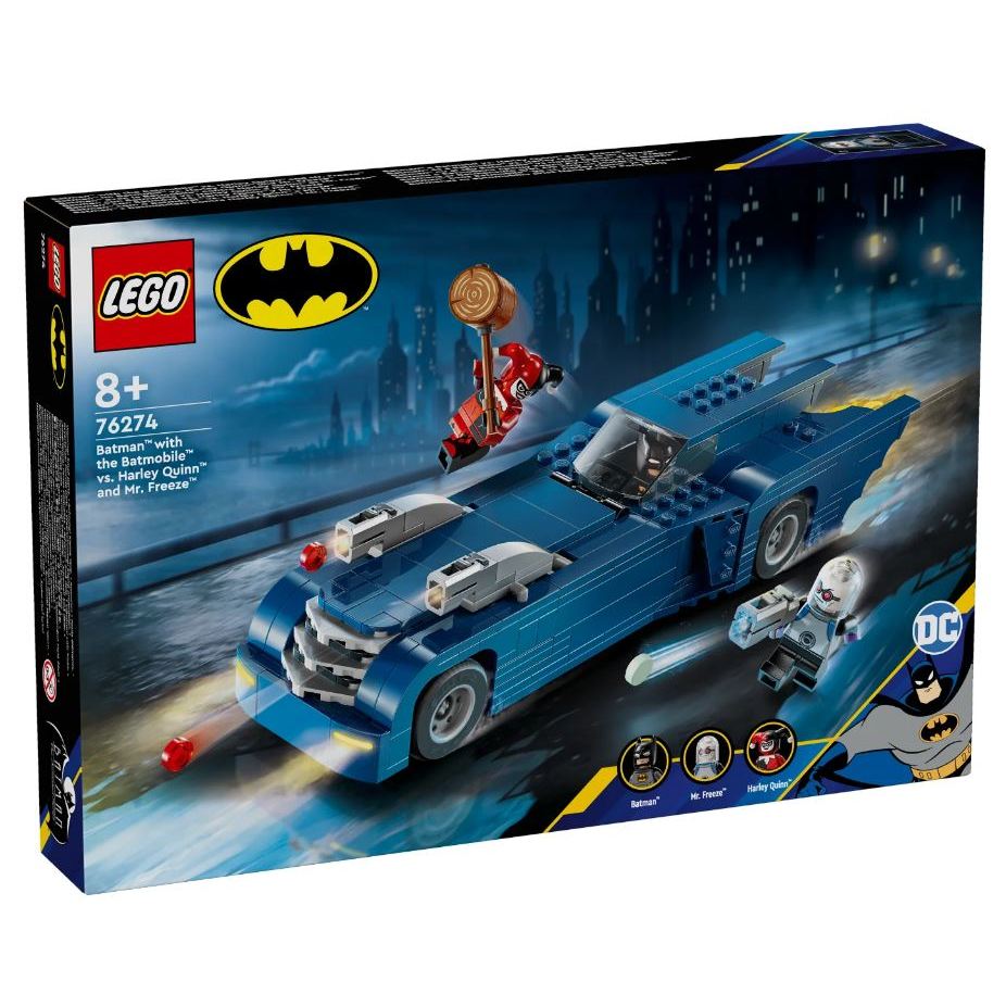 LEGO® DC Batman™: Batman™ with the Batmobile™ vs. Harley Quinn™ and Mr. Freeze™ 76274