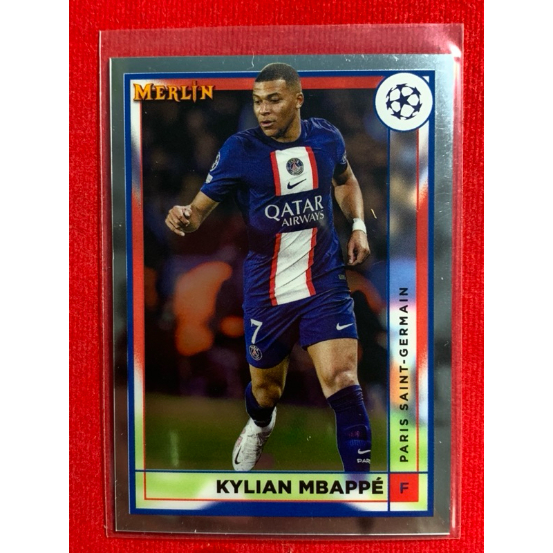 2022-23 Topps Merlin Chrome UEFA UCL Kylian Mbappe  #105 Paris Germain
