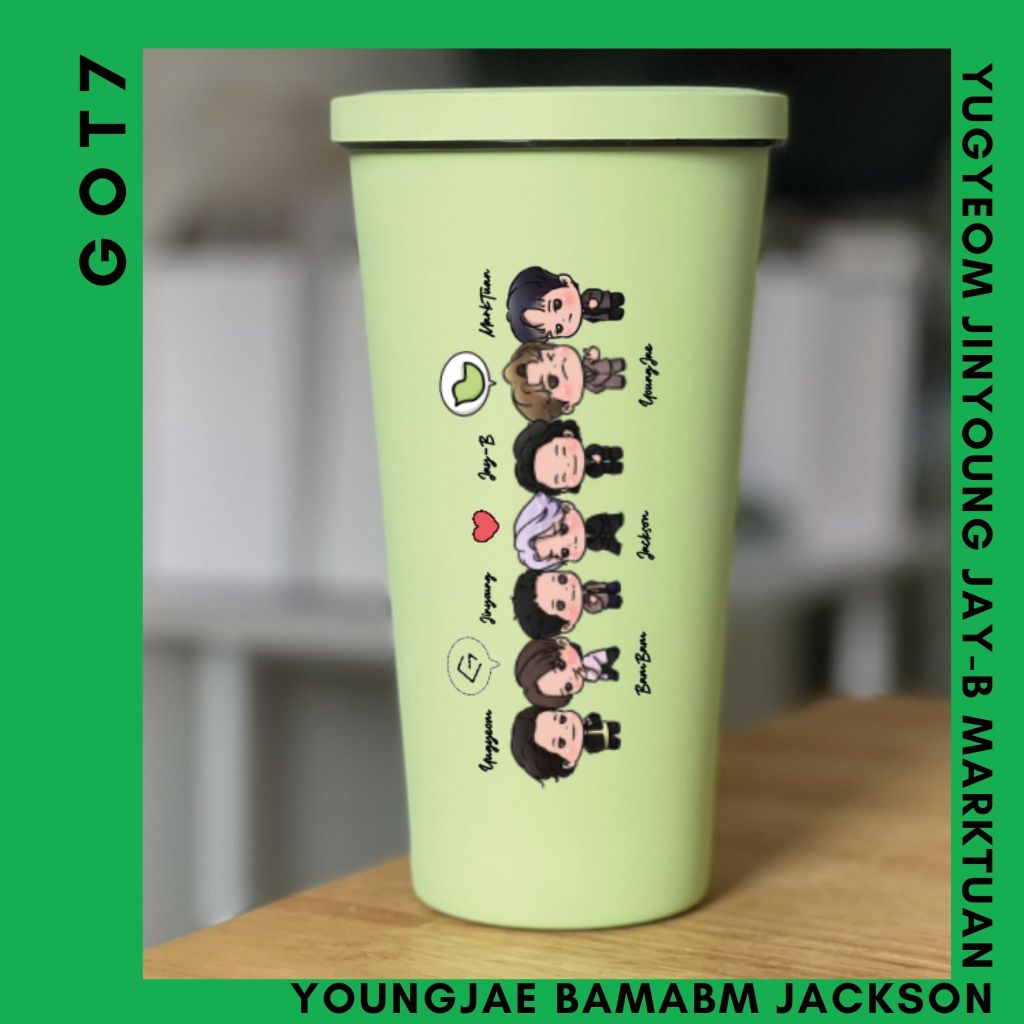 GC1. แก้ว GOT7CARTOON : GOT7 : Marktuan : BAMBAM : Jackson : Jinyoung : YoungJae : Yugyeom : JayB