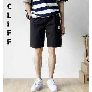 CLIFF กางเกงขาสั้นผู้ชาย ลำลองสไตล์สปอร์ต เอวยางยืด M-3XL