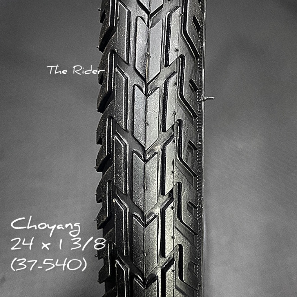 ยาง 24x1 3/8 (37-540) ยางใน ยางนอก จักรยาน 24x13/8 24 1 3/8 24*1 3/8 24x1.38 24' รถแม่บ้าน ญี่ปุ่น - รูปที่ 2