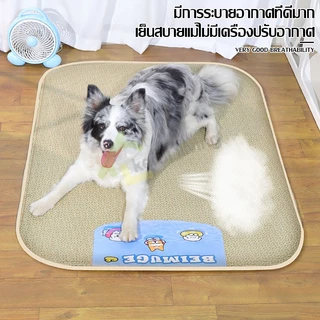Harmcat เบาะนอนสำหรับสัตว์เลี้ยง ที่นอนแมว ที่นอนหมา เสื่อหวายสัตว์เลี้ยง มี 4 ขนาดให้เลือก ระบายอากาศได้ดี เย็นสบาย