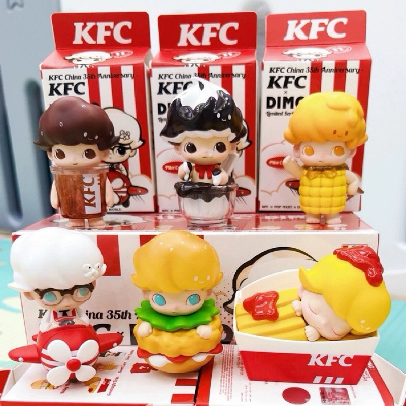 🔥พร้อมส่งจากไทย🔥 DIMOO x KFC (KFC China 35th Anniversary) งาน Collab พิเศษ **ราคาต่อจุ่ม