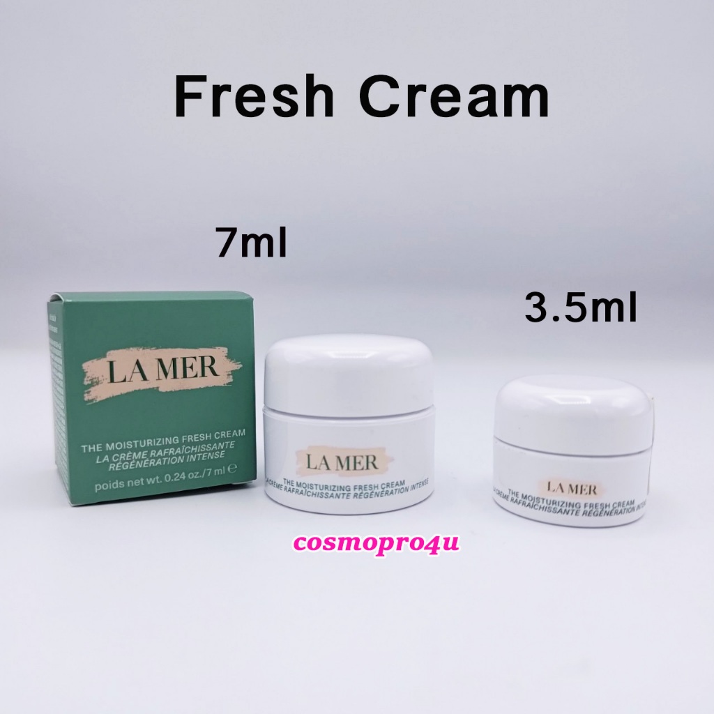 (Fresh) La mer The Moisturizing Fresh Cream เฟรชครีม ฉลากไทย สำหรับผิวมัน (เลือกขนาด 3.5ml หรือ 7ml)