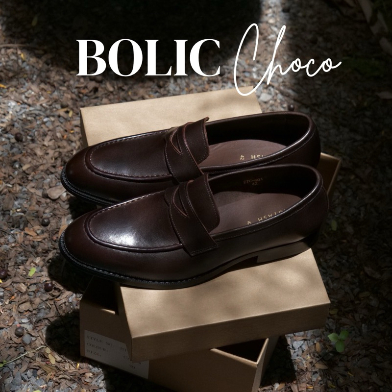 Bolic choco - penny loafer สีน้ำตาลเข้ม