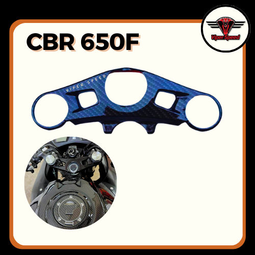 กันรอยแผงคอ HONDA CBR650F ปี 2014-2018 ฟิล์มลอยน้ำลายคาร์บอน