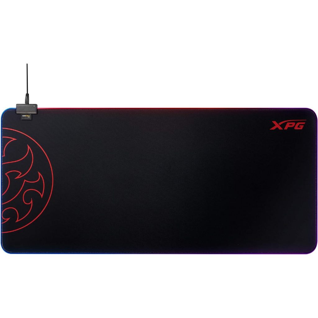XPG แผ่นรองเมาส์มีไฟ รุ่น XPG BATTLEGROUNDXL PRIME-BKCWW 900x200mm (XPG-75260017) BLACK