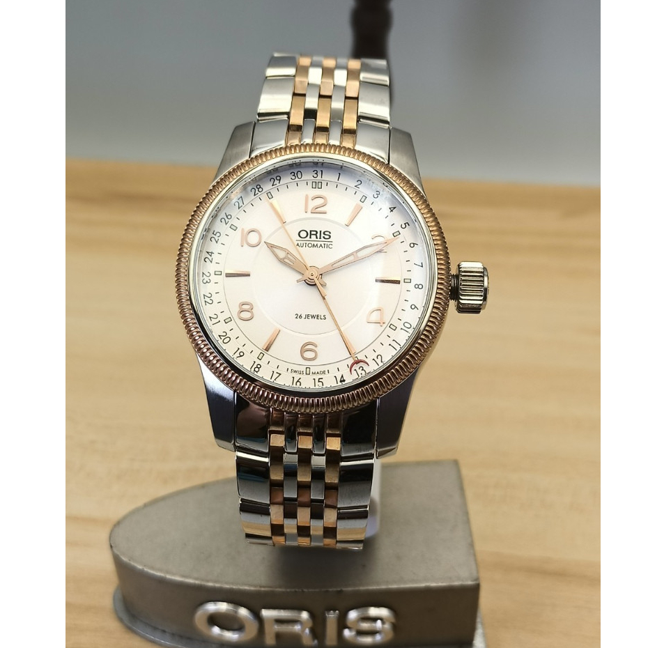 Oris Big Crown Pointer Date 75476284361MB กระจกกันรอย( Sapphire ) โชว์เครื่อง รับประกัน1ปี