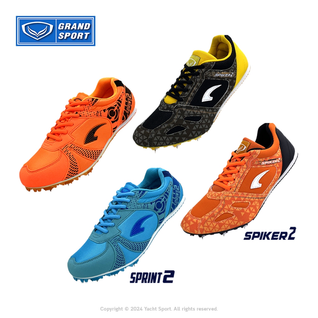 รองเท้าวิ่ง รองเท้าพื้นตะปู GRAND SPORT รุ่น SPIKER2 / SPRINT2 รหัส 370041 / 370042
