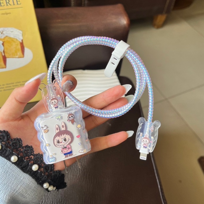 CT-(K) newชุดถนอมสายชาร์จ ลายมาใหม่ สินค้าสำหรับไอโฟน18w-20w สินค้าพร้อมส่งจากไทย ราคา ถูกที่สุด ดีลบีเคเค แกลเลอรีภาพที่ 7