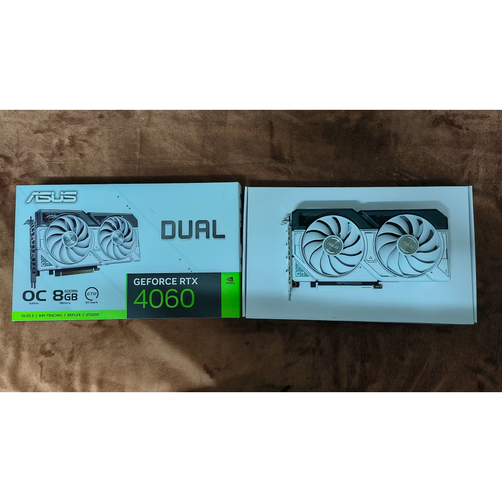 RTX 4060 ASUS DUAL WHITE OC มือสอง