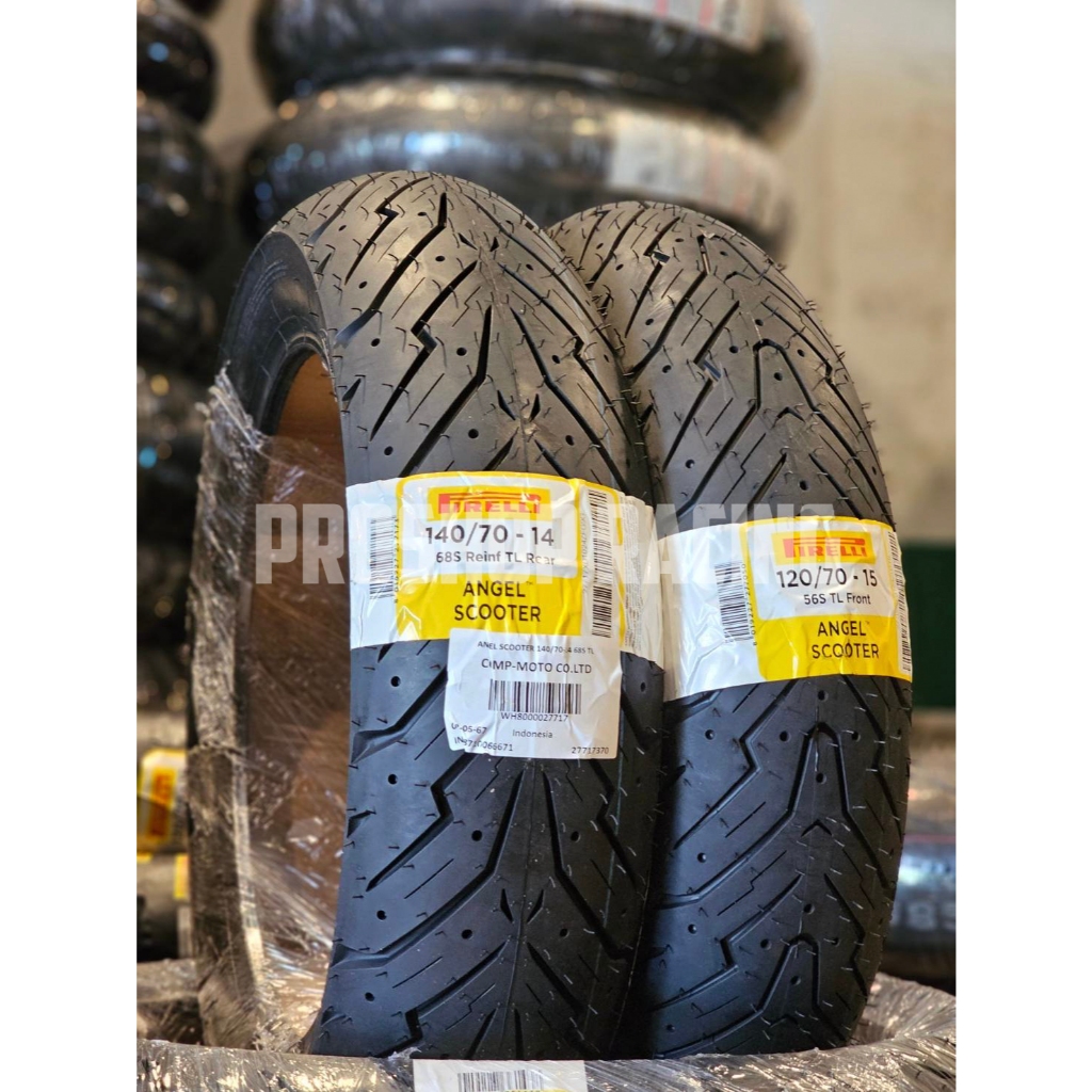 ยาง Pirelli Angel scooter สำหรับ Click Nmax ADV PCX  Aerox Xmax New Forza 300 C400 Filano Lead Vespa Sprint LX MSX Monke - รูปที่ 2