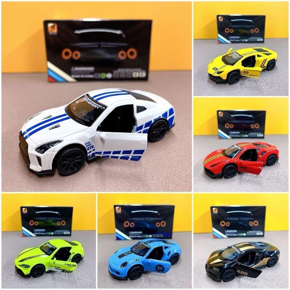 โมเดลรถยนต์หล่อจากโลหะอัลลอยหล่อจาก1:43รถจำลองของเล่นรถ สปอร์ตเด็กผู้ชายพร้อมเปิดประตูของเล่นสำหรับเด็ก