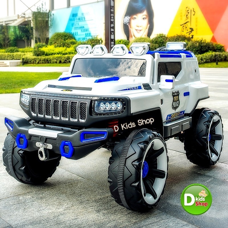 YV2 ใหญ่ 2 ที่นั่ง รถแบตเตอรี่เด็ก รถเด็กนั่งทรง HUMMER Model ขับเคลื่อน 4 ล้อ 4×4 รุ่นใหม่ล่าสุด MN20455 ราคา ถูกที่สุด ดีลบีเคเค แกลเลอรีภาพที่ 4