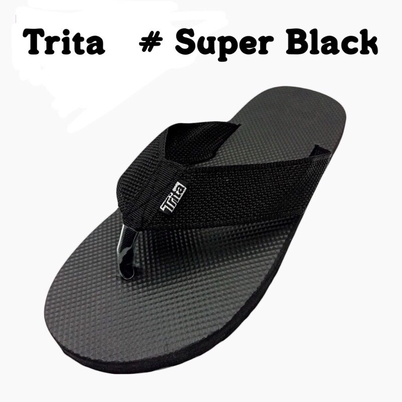 Trila รองเท้าแตะ คีบโฟมดำ แตะโฟม