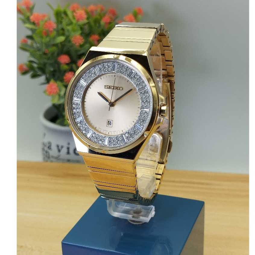 SEIKO (Women) รุ่น  SXDF71 นาฬิกาผู้หญิง เครื่องญี่ปุ่น คริสตัลSWAROVSKI รับประกัน1ปี