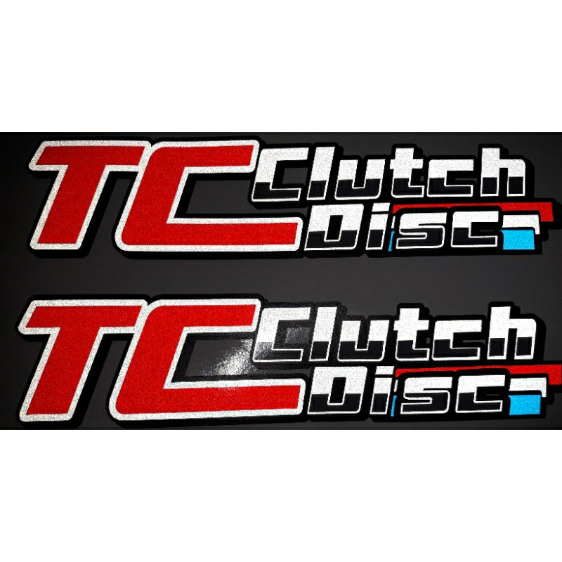 สติ๊กเกอร์กระจกหลัง TC Clutch จำนวน 1 แผ่น