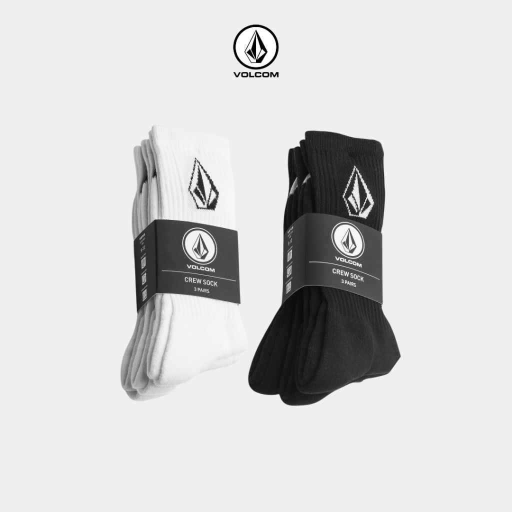 ถุงเท้า Volcom Full Stone Sock การันตีของเเท้ 100%