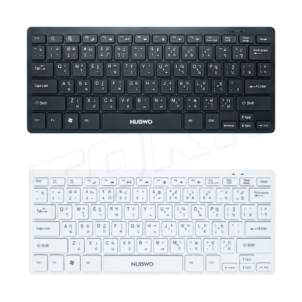NUBWO NK-35 คีย์บอร์ด MINI MERCURY ขนาดเล็ก thumbnail 7