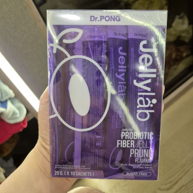 Dr.Pong Jellylab Probiotic Fiber หมดอายุ 03/2026 โพรไบโอติกส์ไฟเบอร์เจลลี่