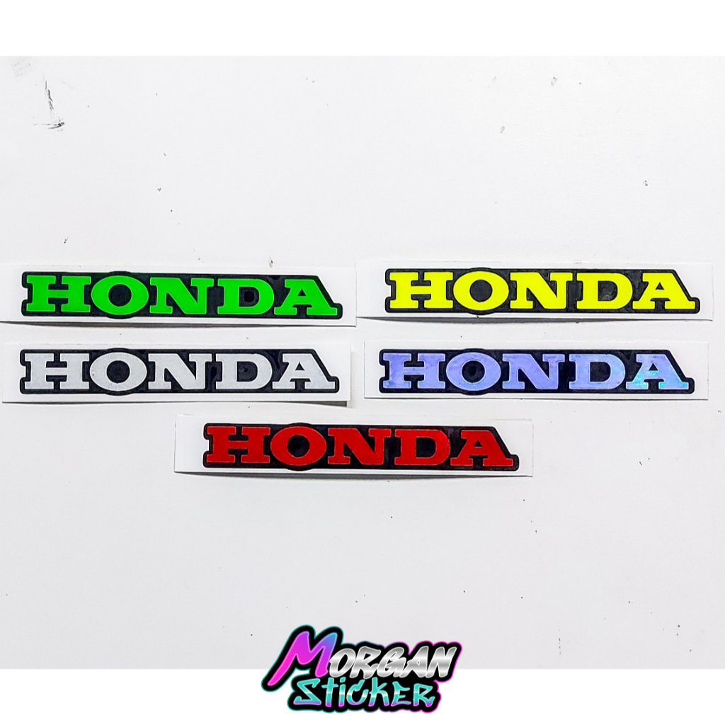 สติ๊กเกอร์ Honda ขนาด 10 เซนติเมตร 3Mสะท้อนแสง สำหรับมอเตอร์ไซค์ ฮอนด้าทุกรุ่น