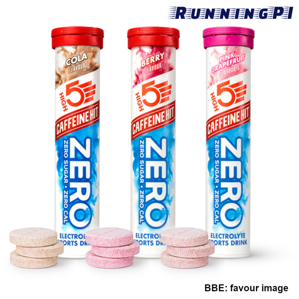 High5 Zero Caffeine HIT เครื่องดื่มเกลือแร่มีคาเฟอีน แบบเม็ดชง