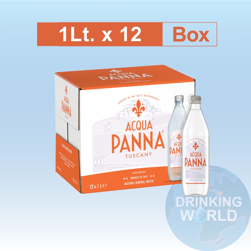 🌟พร้อมส่ง🌟Acqua Panna Mineral Water 1000 ml (PET) น้ำแร่ธรรมชาติ อควาปานน่า ขนาด 1 ลิตร 12 ขวด