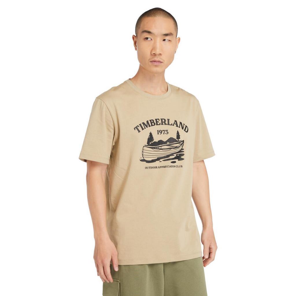 Timberland Men's Outdoor Graphic Short T-SHIRT เสื้อยืด (TS24A2QQM) - รูปที่ 2